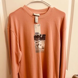 Peach long sleeve H&M sweater